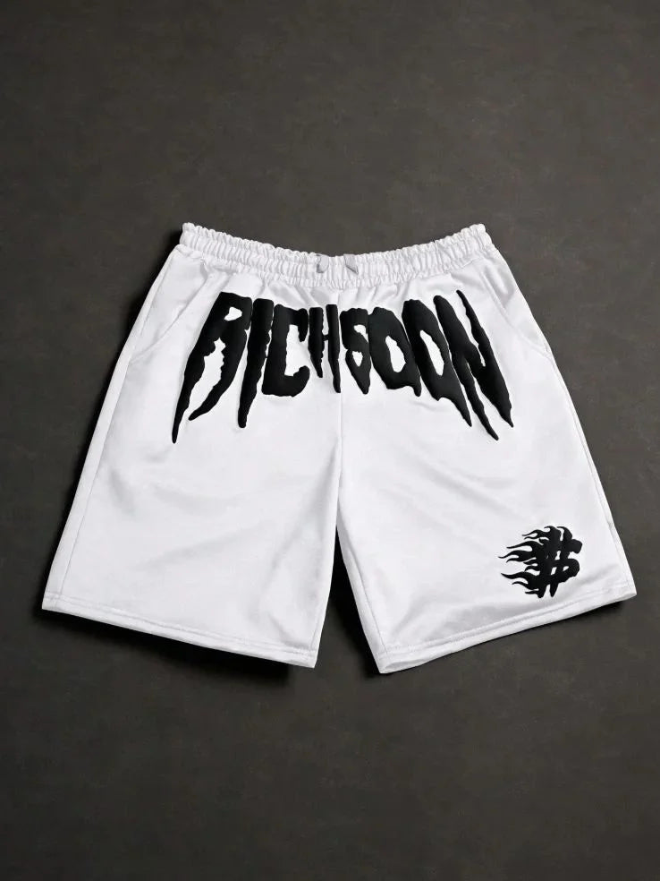 Bold Logo Black Shorts