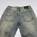 Vintage Destroyed Denim Light Wash