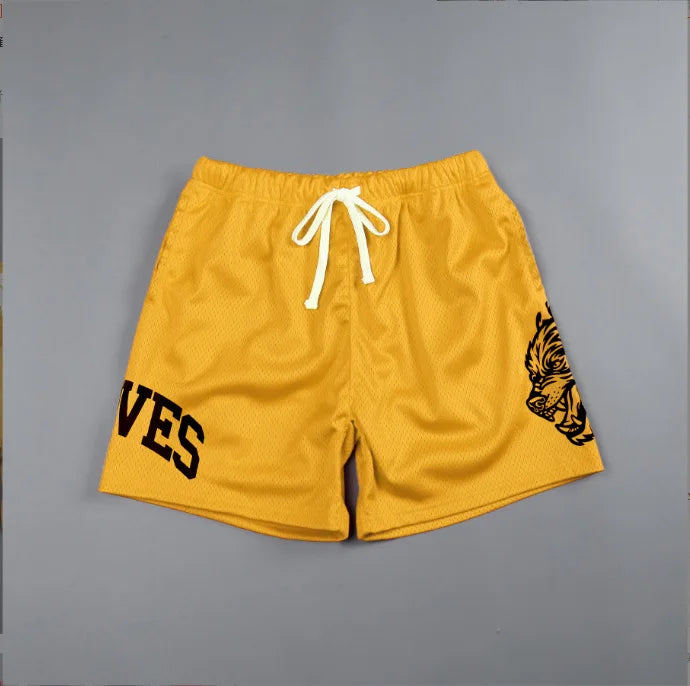 Sunset Yellow Sport Shorts