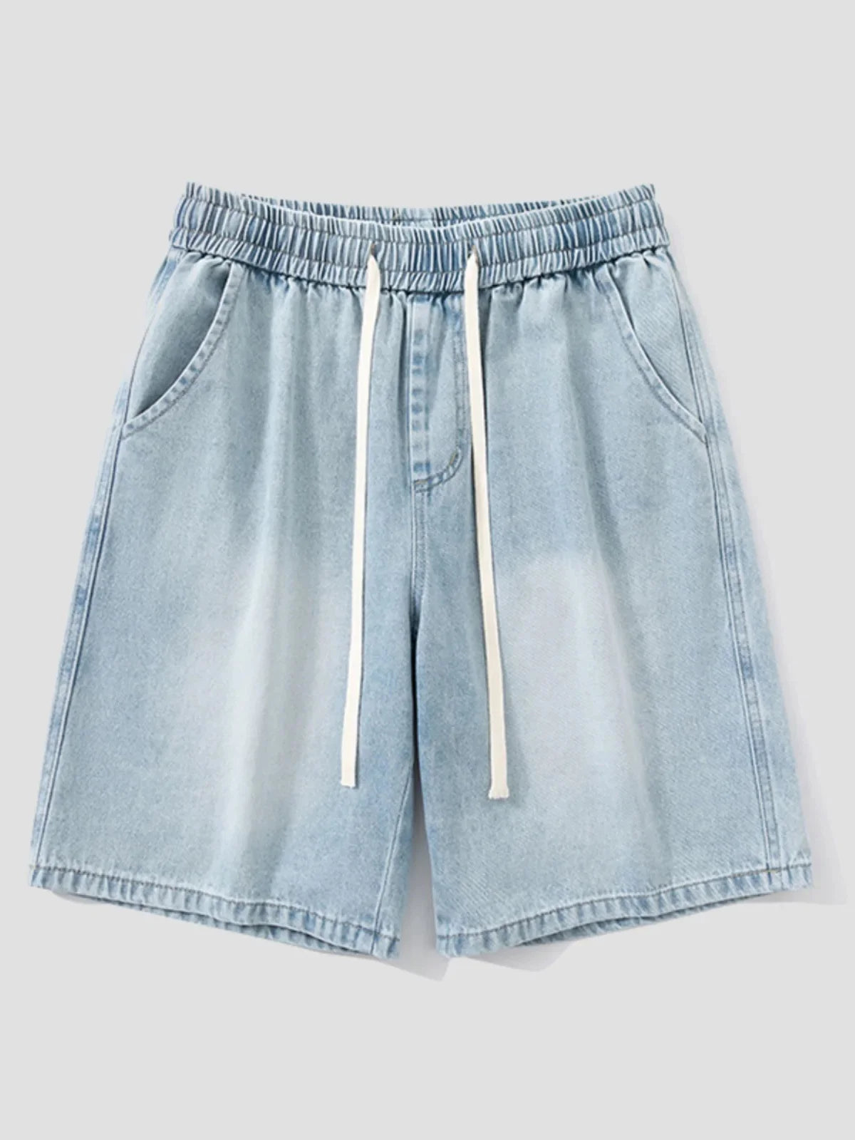 Midnight Black Denim Shorts