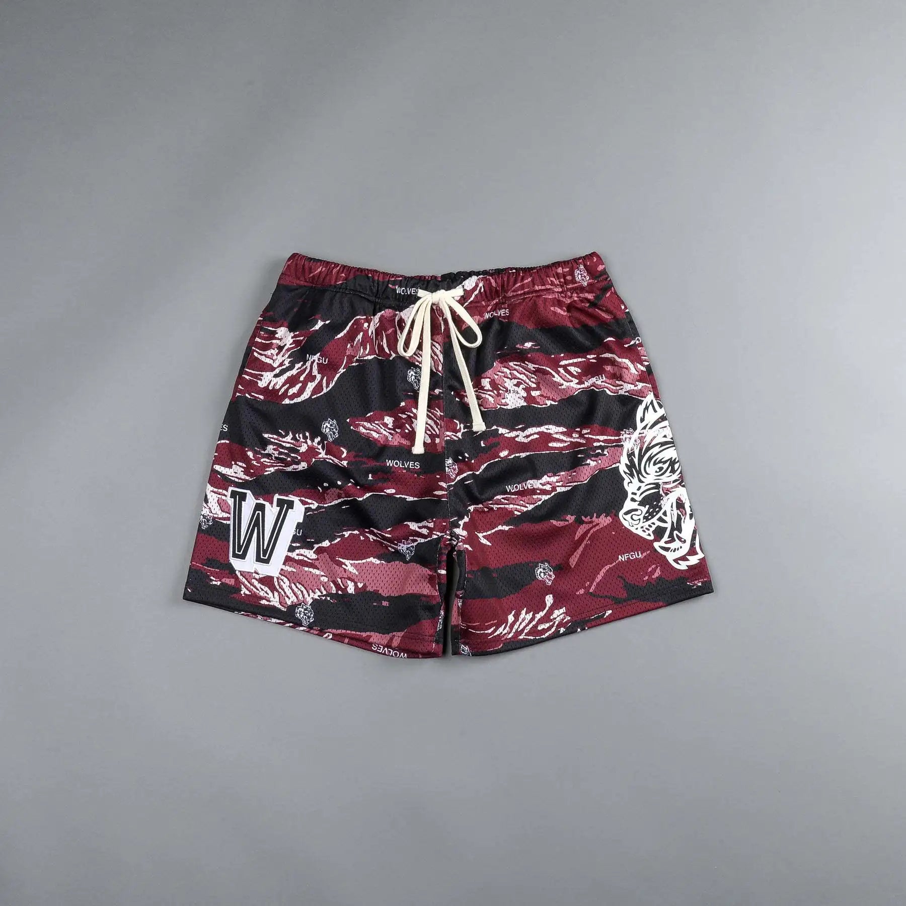 Abstract Camo Swim Shorts
