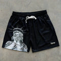 Gothic Graphic Street Shorts
