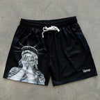 Gothic Graphic Street Shorts