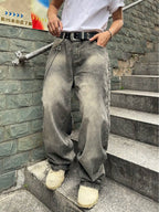 Vintage Wash Loose Denim