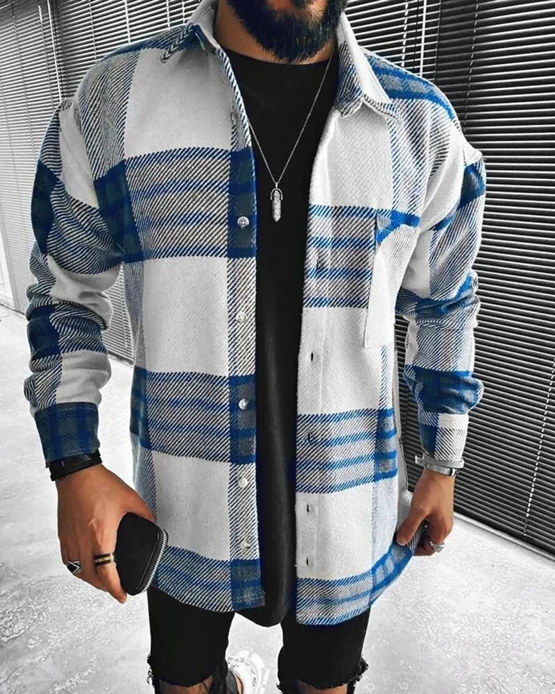 SKYLINE CHECKERED OVERSHIRT