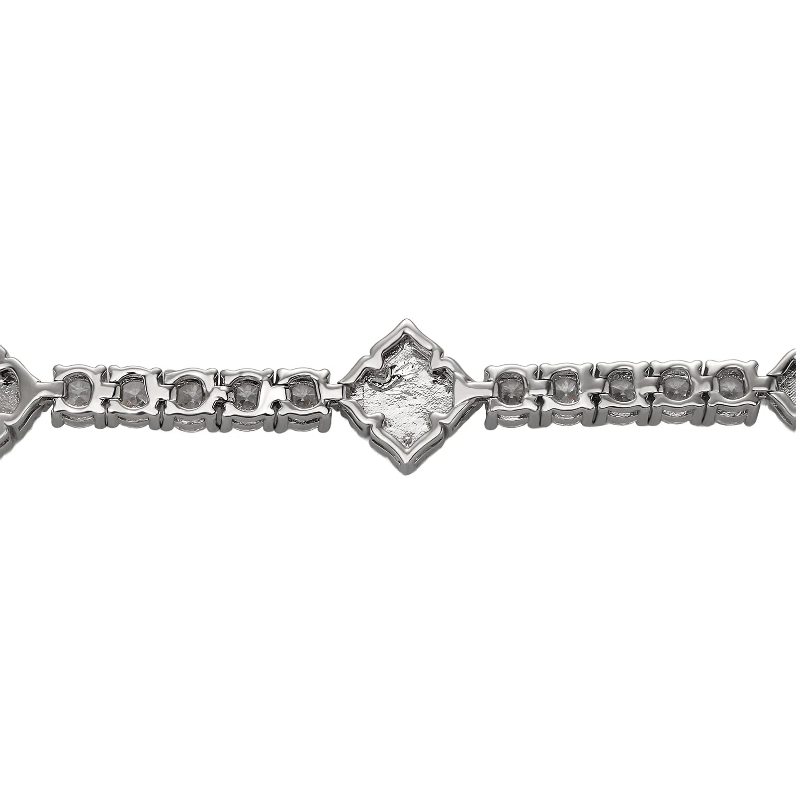 Iced Clover Tennis Bracelet