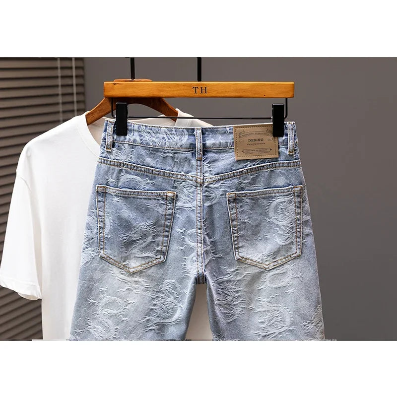 Vintage Wash Denim Shorts