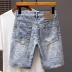Vintage Wash Denim Shorts