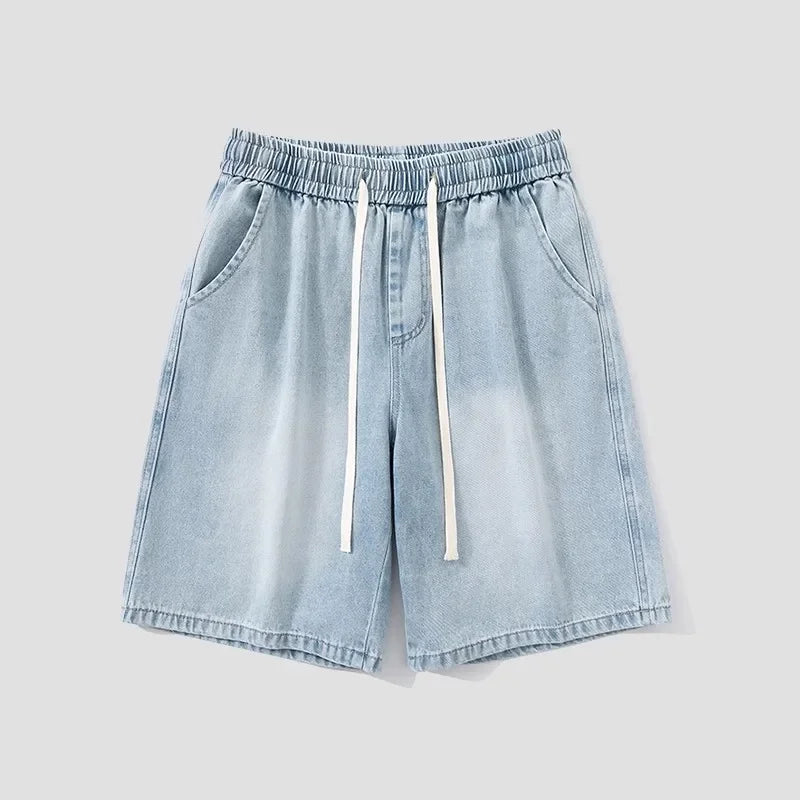 Midnight Black Denim Shorts