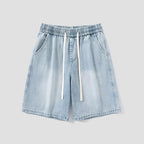 Midnight Black Denim Shorts