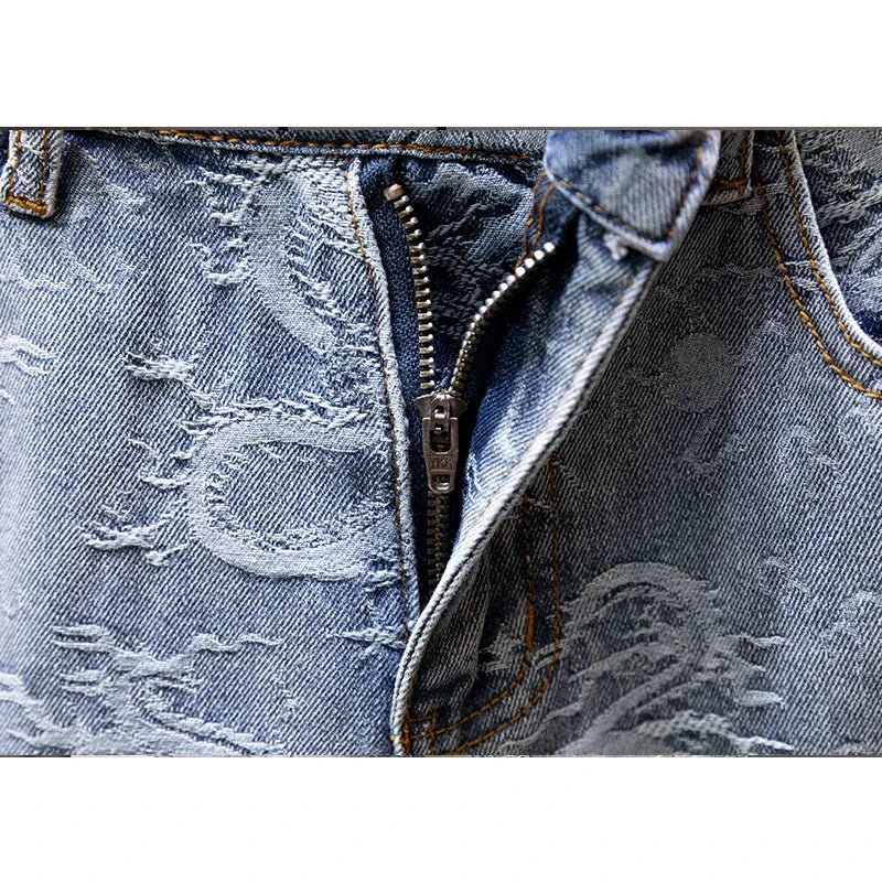 Vintage Wash Denim Shorts