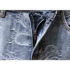 Vintage Wash Denim Shorts