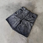 Blackout Distressed Jorts