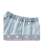 Midnight Black Denim Shorts