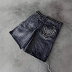 Blackout Distressed Jorts