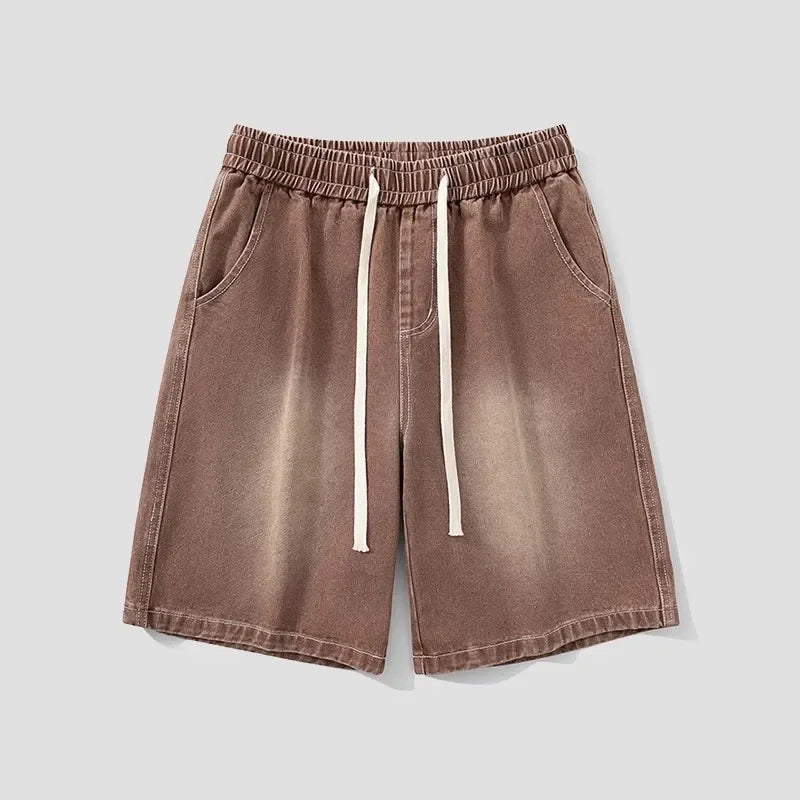 Midnight Black Denim Shorts