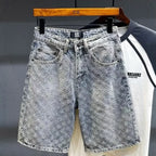 Ice Blue Denim Shorts