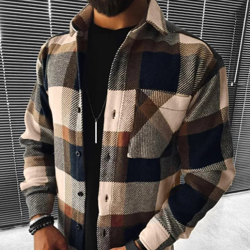 SKYLINE CHECKERED OVERSHIRT