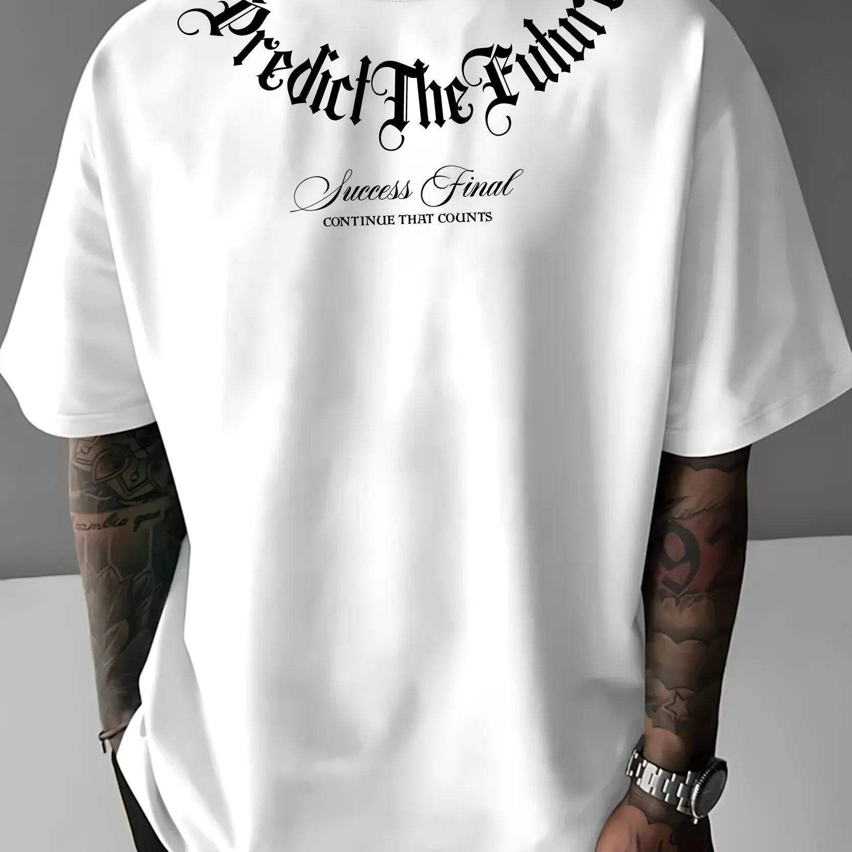 Premium Embroidered Beige Tee