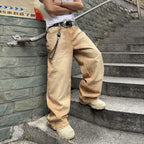 Vintage Wash Loose Denim