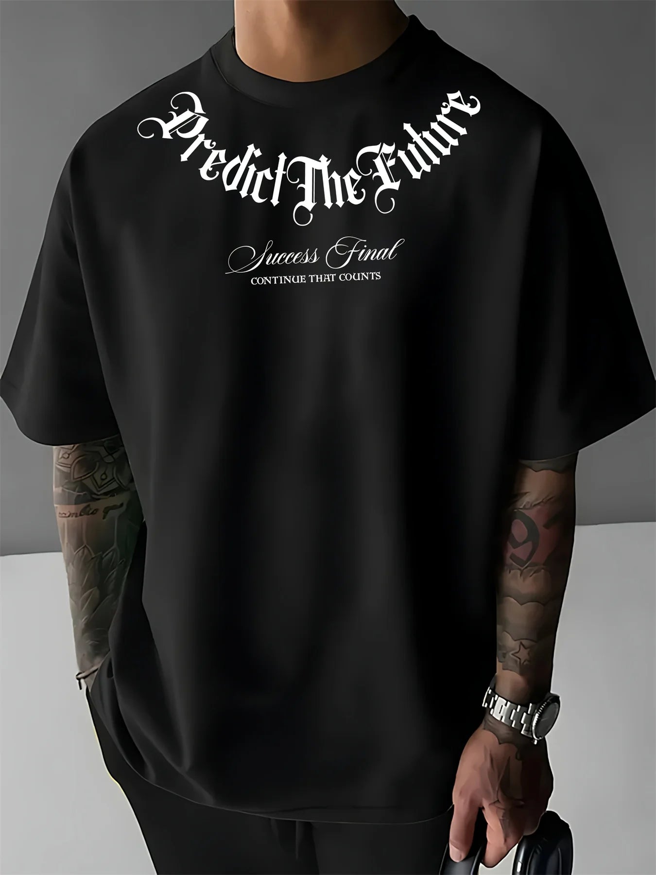 Premium Embroidered Beige Tee