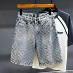 Ice Blue Denim Shorts
