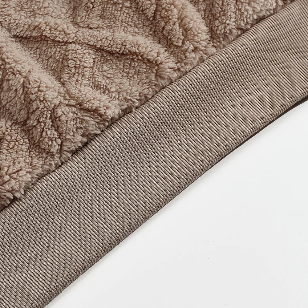 The Aspen Knit Hoodie Cream