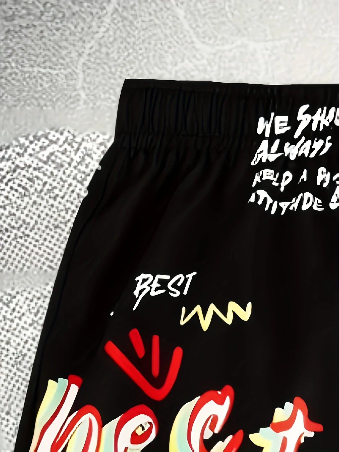 Street Art Graphic Shorts