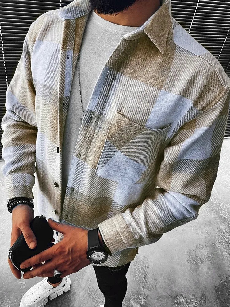 SKYLINE CHECKERED OVERSHIRT
